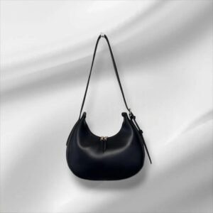 Oval shoulder bag (Black)