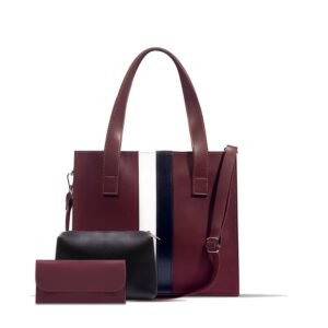 Tirio Strip 3pc handbag